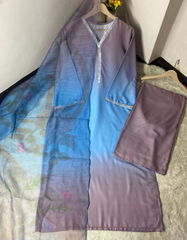 3-piece Digital Printed Suit