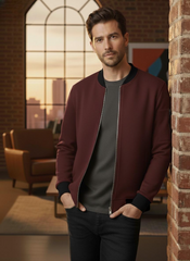 Sleeve Zip Style Jacket