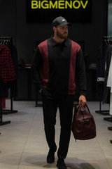 Panel Collar Sweatshirt