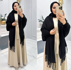 Women fleece shawls ready to wear