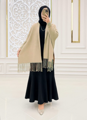 Women fleece shawls ready to wear