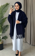 Women fleece shawls ready to wear