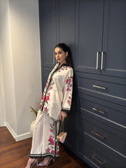 Front & Back Printed Shirt & Printed Flapper – 2 Piece Co-Ord Set