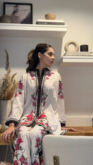 Front & Back Printed Shirt & Printed Flapper – 2 Piece Co-Ord Set