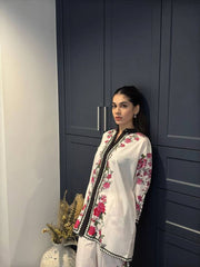 Front & Back Printed Shirt & Printed Flapper – 2 Piece Co-Ord Set