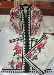 Front & Back Printed Shirt & Printed Flapper – 2 Piece Co-Ord Set