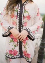 Front & Back Printed Shirt & Printed Flapper – 2 Piece Co-Ord Set