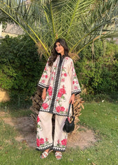 Front & Back Printed Shirt & Printed Flapper – 2 Piece Co-Ord Set