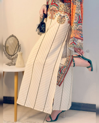 Digital printed long kurta set Good quality stitching Full suit overlock