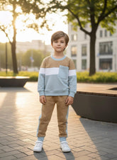 Tiger printed track suit kids