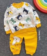 Pandas printed track suit kids