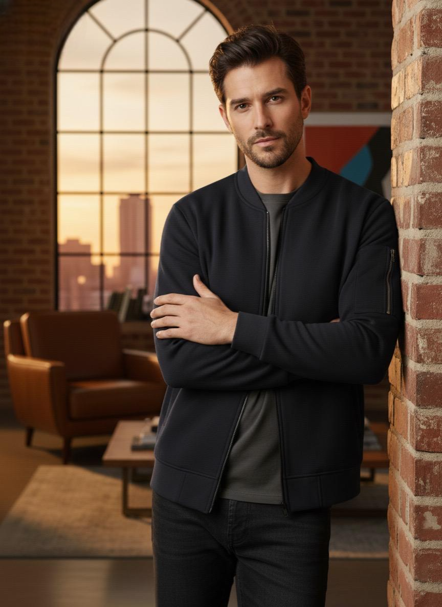 Sleeve Zip Style  Jacket