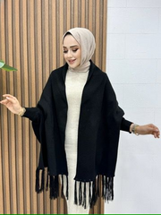 Women fleece shawls ready to wear