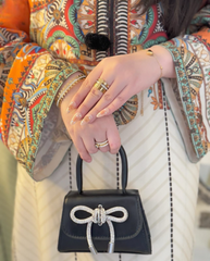 Digital printed long kurta set Good quality stitching Full suit overlock