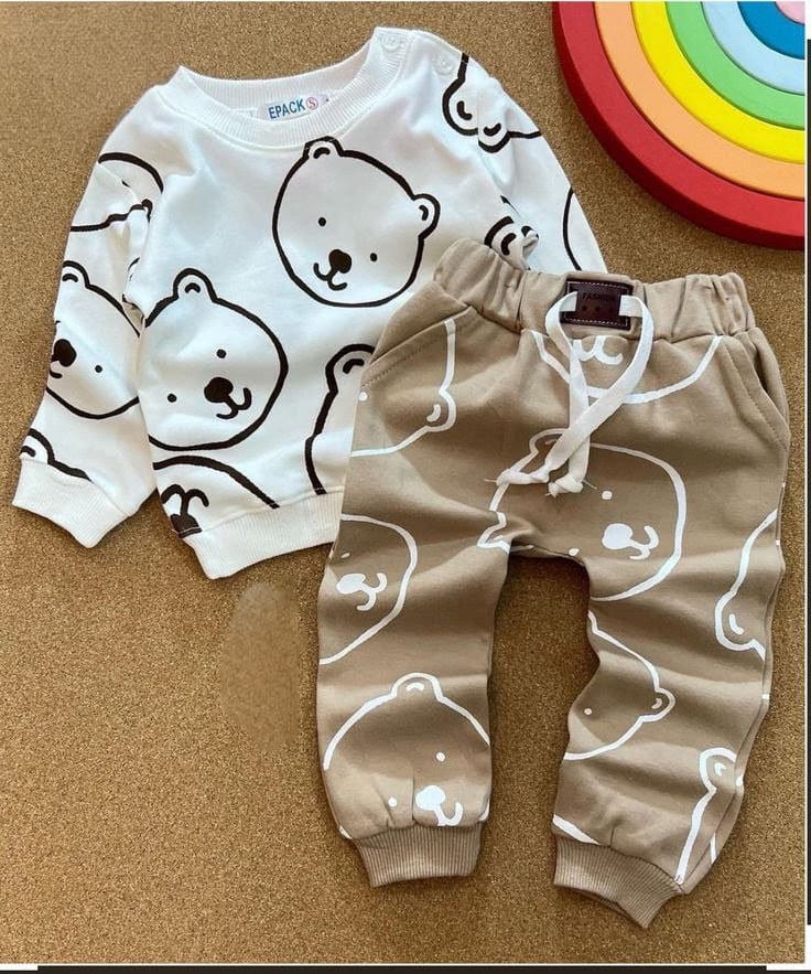 Pandas Printed Kids Tracksuit